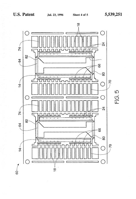 Patent US5539251 - Tie bar over chip lead frame design - Google Patents