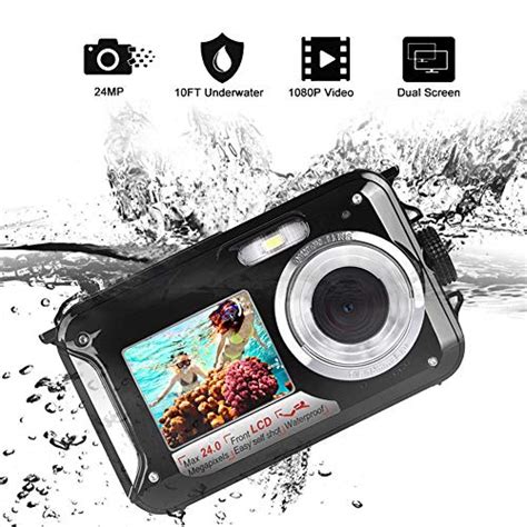 Waterproof Digital Camera FHD 1080P Underwater Camera 24.0MP Waterproof ...