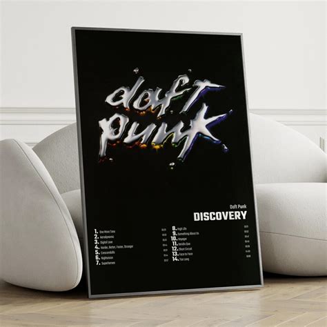 Daft Punk Discovery Album Cover Poster Wall Art Daft Punk - Etsy