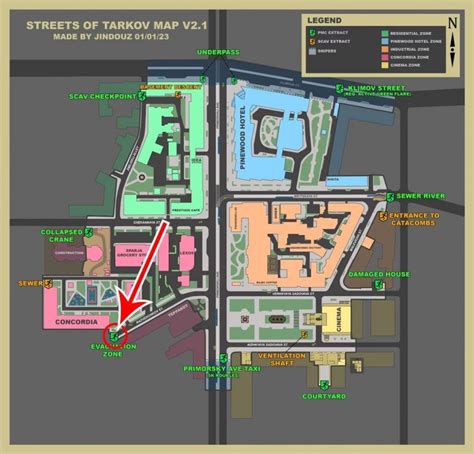 Escape from Tarkov: Streets of Tarkov Evacuation Zone Extract Location ...