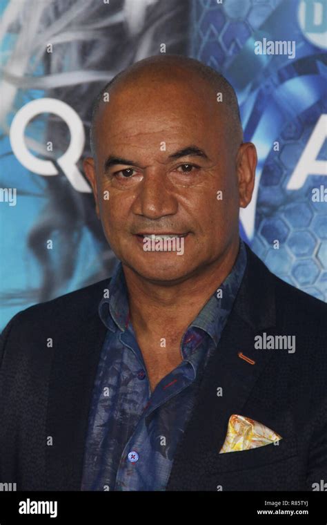 Temuera Morrison 12/12/2018 “Aquaman” Premiere held at the TCL Chinese ...