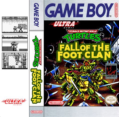 Gameboy Cassette Case - TMNT Fall Of The Foot Clan by GreedLin on ...