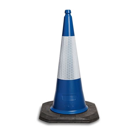 1000mm Blue Traffic Cone | Speed Ramps UK