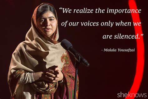 13 Malala Yousafzai quotes that inspire us to be better | Malala yousafzai quotes, Memorable ...