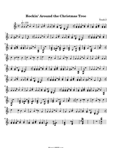 Rockin' Around the Christmas Tree Sheet Music - Rockin' Around the Christmas Tree Score ...