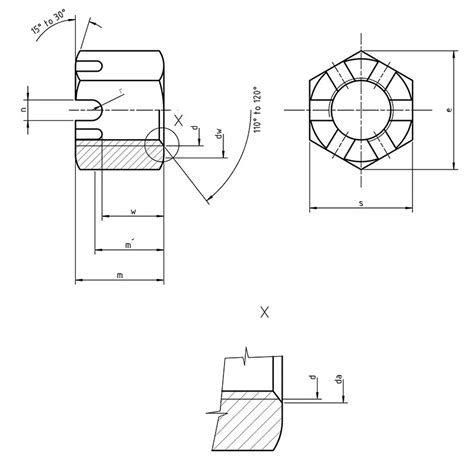 Castle Hex Nuts | DIN 935 Standards | ITA Fasteners