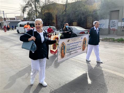 Peregrinaciones guadalupanas de trabajadores de Salud en Torreón 2023 ...