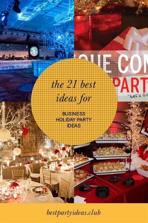 The 21 Best Ideas for Business Holiday Party Ideas | Corporate christmas parties, Christmas ...