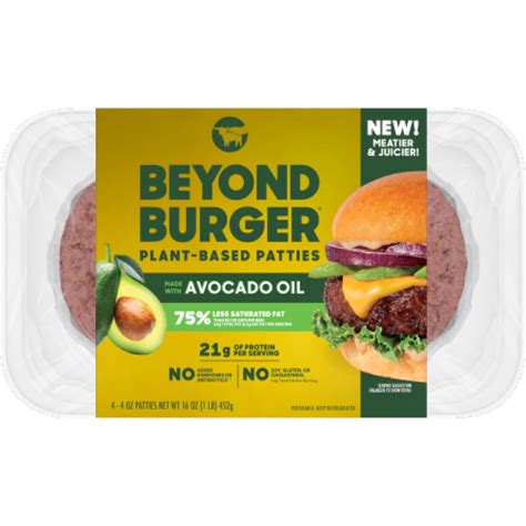 Beyond Meat Beyond Burger® Plant-Based Patties, 4 ct / 16 oz - Kroger