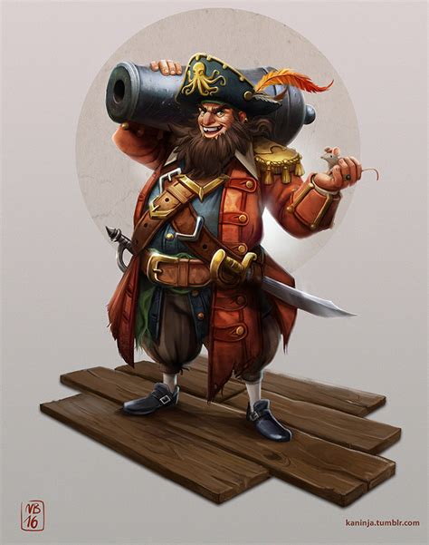 Pirate Character Designs For Concept Art & Vis Dev Art Ideas