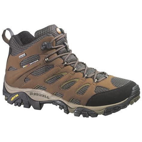 Men's Merrell® Moab Mid GORE-TEX™ XCR - 149800, Hiking Boots & Shoes at Sportsman's Guide