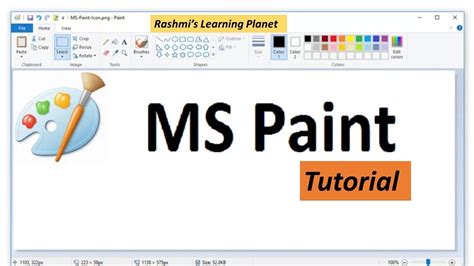 Tutorial of MS Paint - YouTube