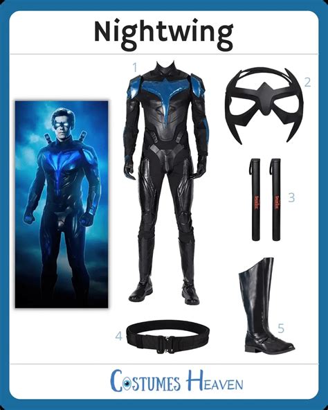 DIY Nightwing Costume Ideas 2024|Cosplay And Halloween Ideas