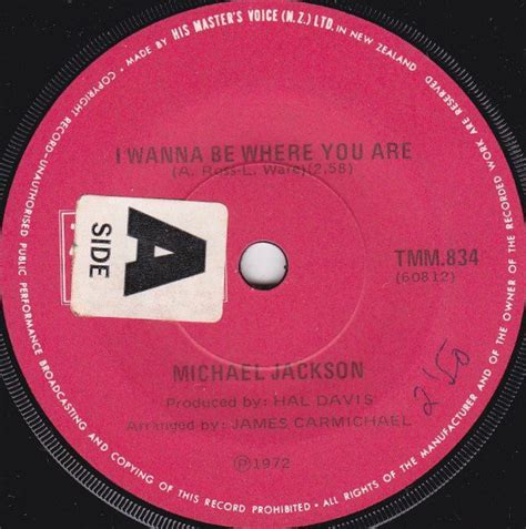 Michael Jackson – I Wanna Be Where You Are (1972, Vinyl) - Discogs