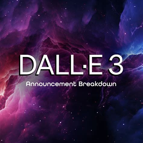 Dall-e 3 Announcement Highlights