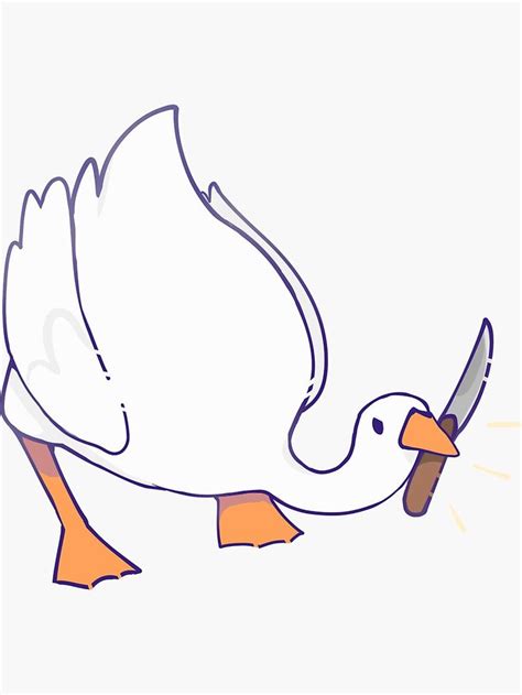 Untitled Goose Game Sticker by ShopVela | Cute drawings, Drawings, Cute art