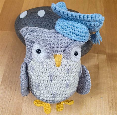 Cómo tejer 1 BÚHO amigurumi de graduación【PATRÓN】Crochet