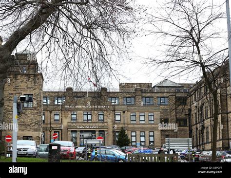 The main entrance at Bradford Royal Infirmary in Bradford, as the Care Quality Commission (CQC ...