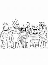 Yo Gabba coloring Pages sketch template