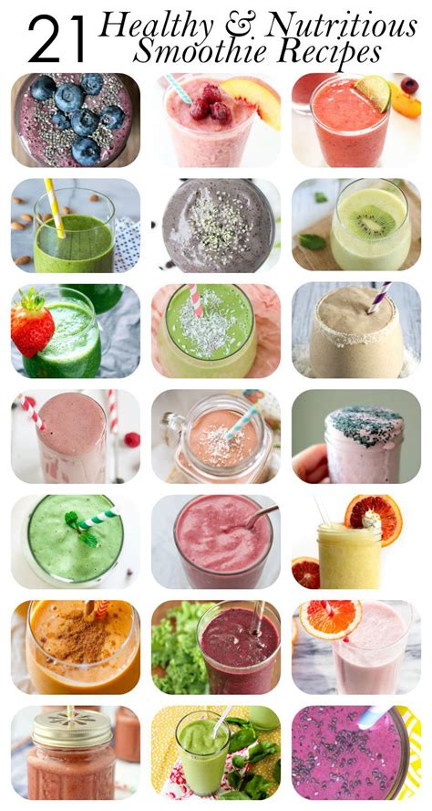 21 Healthy Smoothie Recipes (for breakfast, energy and more!) | Ambitious Kitchen