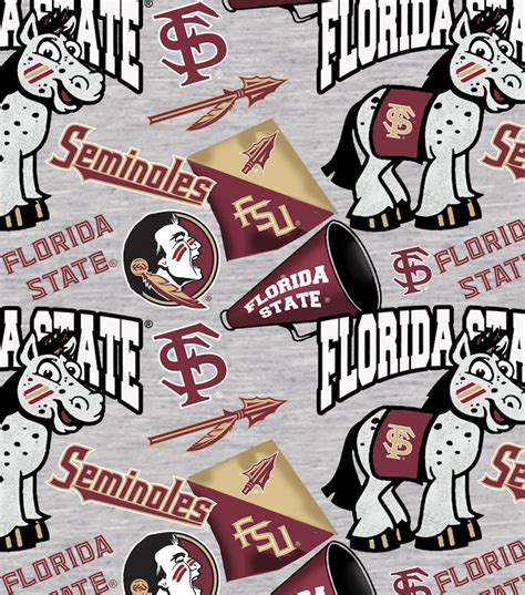 Florida State Seminoles Mascot FSU 100% Cotton Ships in 1 - Etsy