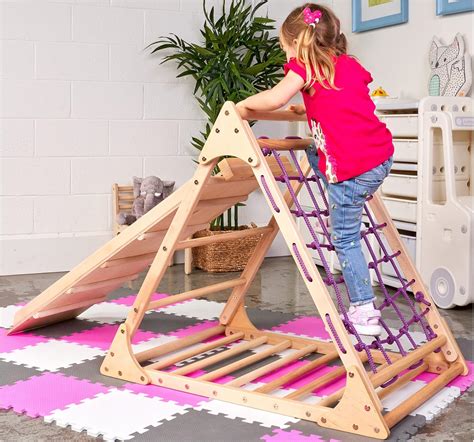 Buy WEDANTA Climbing Toys for Toddlers 4 in 1 - Triangle Climber with ...