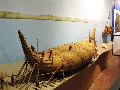 Ancient Egypt Papyrus Boat