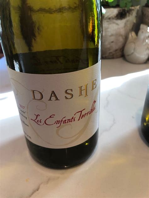 2019 Dashe Cellars Chenin Blanc Les Enfants Terribles Black Bart Cuvée ...