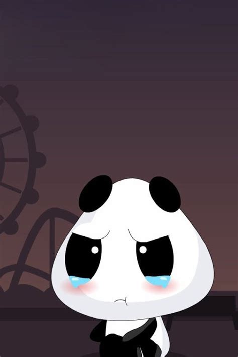 Crying panda | Cute panda wallpaper, Panda bears wallpaper, Cute panda cartoon