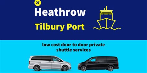 Heathrow Airport to Tilbury Port Cruise Terminal