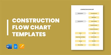 Construction Flow Chart Template