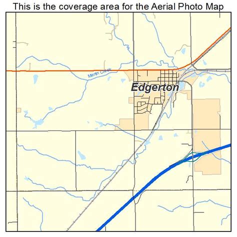 Aerial Photography Map of Edgerton, KS Kansas