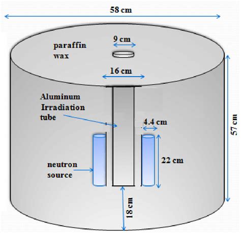 a): Describes the neutron irradiation facility used through the ...