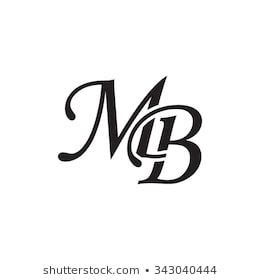 Mb Initial Monogram Logo: стоковая векторная графика (без лицензионных ...