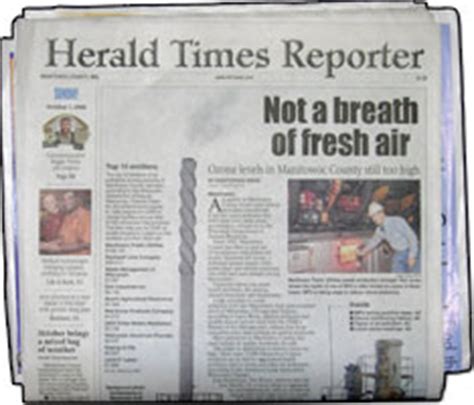 Manitowoc Herald-Times Reporter. The Manitowoc Herald - Times Reporter ...