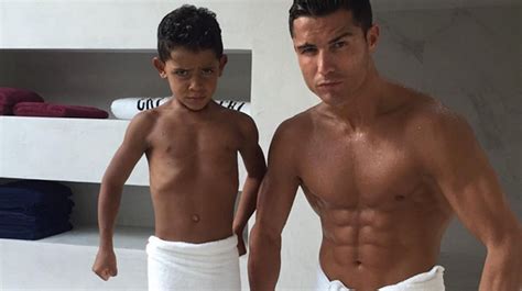 Cristiano Ronaldo's Son Proves He's Just Like Dad In Adorable Photo ...