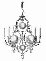 Chandelier Coloring Page At GetDrawings  Free Download sketch template