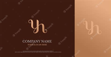 Premium Vector | Initial YH Logo Design Vector