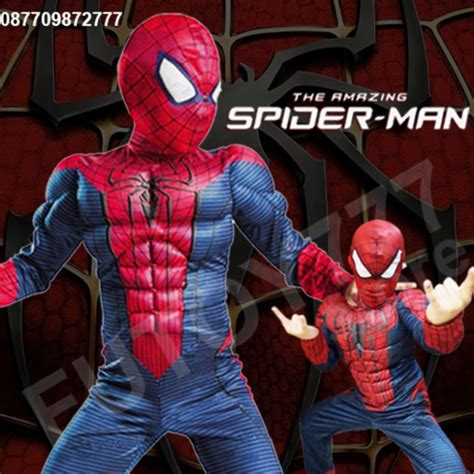 Jual BAJU KOSTUM ANAK SPIDERMAN SPIDER MAN SUPERHERO SUPER HERO ULANG TAHUN BAJU MERMAID ...