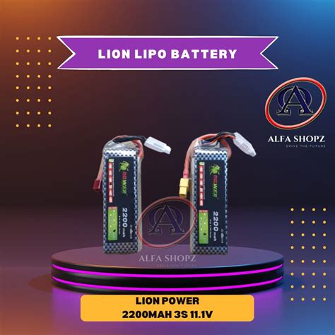 Jual Lion Baterai Battery LiPo 2200mah 3S 11.1V 60C Lipo Battery ...