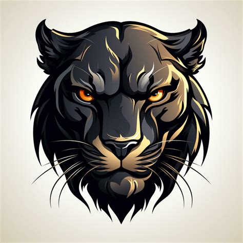 panther head vector illustration on background 27302234 Stock Photo at Vecteezy