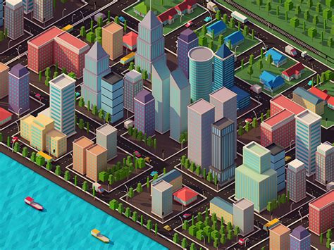 3D model Low Poly City Pack VR / AR / low-poly | CGTrader