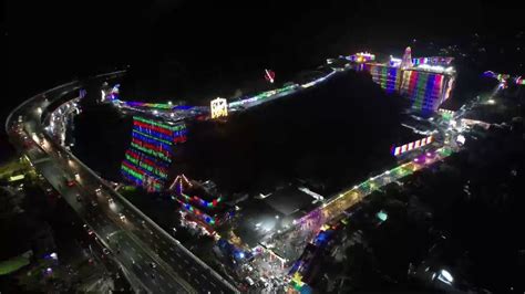 Vijayawada Kanaka Durga Temple Night Drone Visuals | Dasara Navratri ...