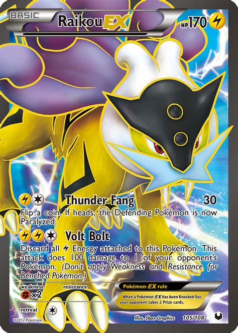 Raikou-EX Dark Explorers Pokemon Card | Pikawiz