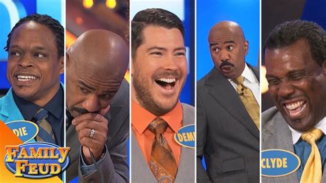 2015's Top 5 Steve Harvey Funny Moments | Family Feud | Family feud, Family feud funny, Feud