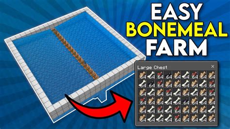 Best EASY Bonemeal Farm For Minecraft 1.19! Minecraft Bedrock - YouTube