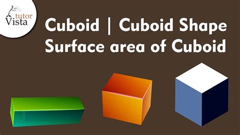 Cuboid | Cuboid Shape | Surface Area - YouTube