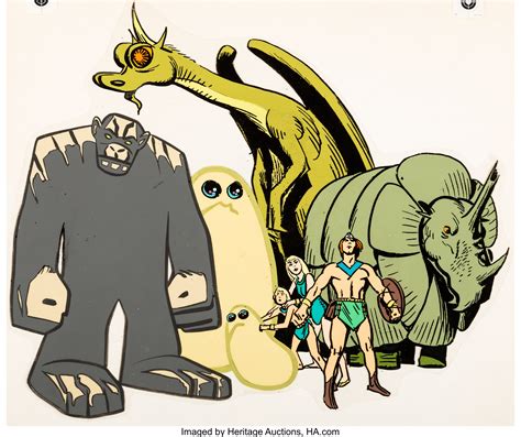 The Herculoids Publicity Cel (Hanna-Barbera, 1967). ... Animation | Lot ...