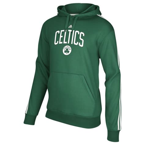 Adidas Boston Celtics Fleece Hoodie in Green for Men | Lyst