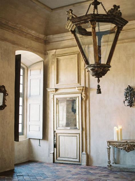 Modern French Chateau Interior Design : Understated and casual entry ...